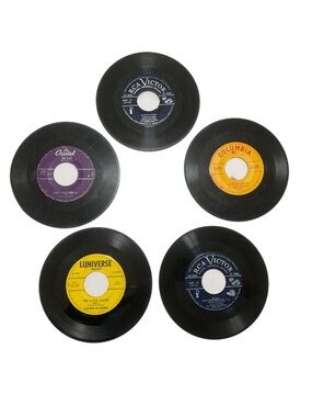 5 Vintage 45 rpm Children’s Vinyl Records